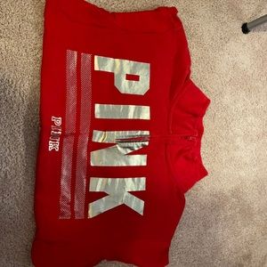 Red/holiday PINK half zip.